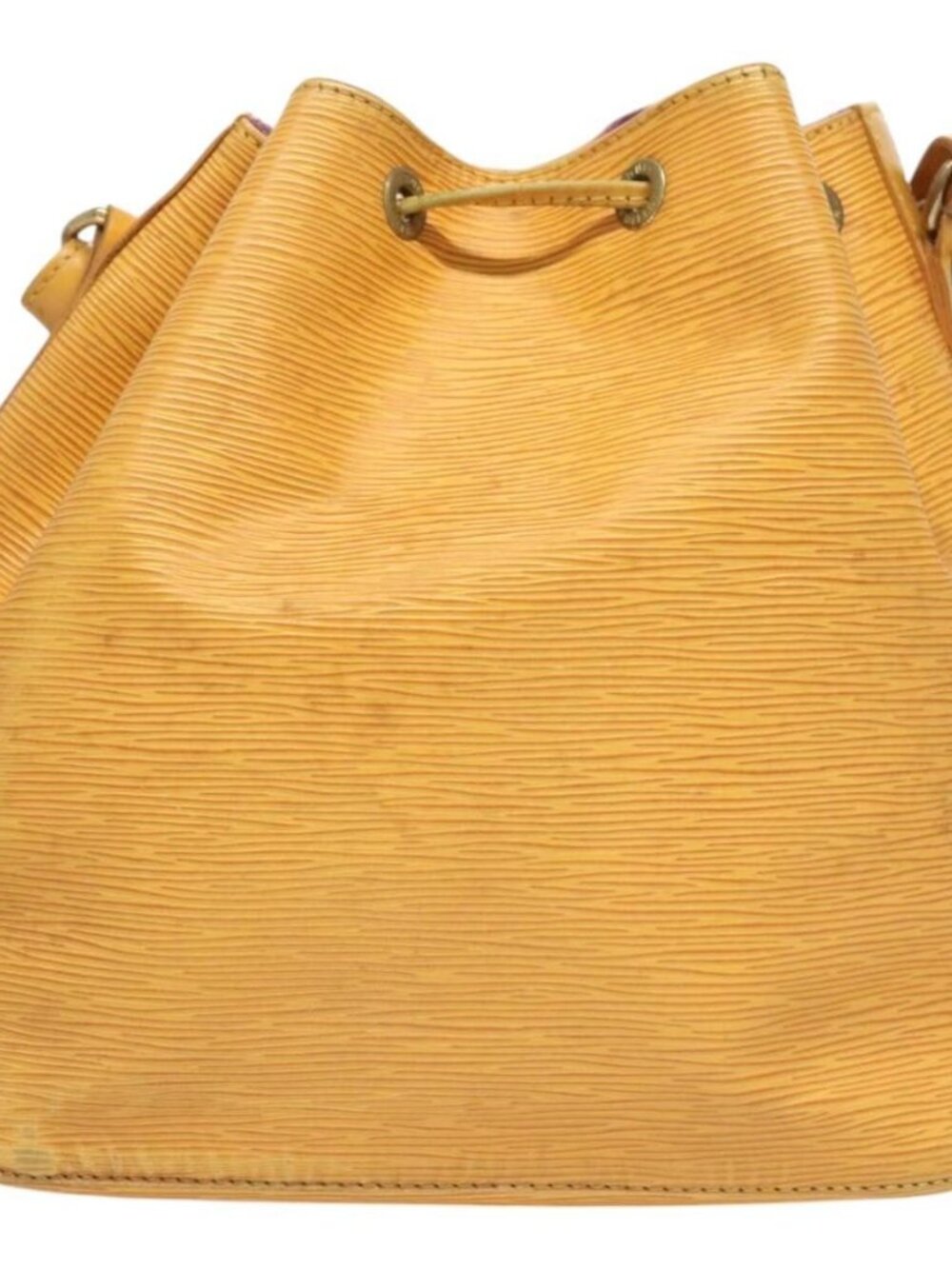 LOUIS VUITTON Epi Petit Noe Shoulder Bag Yellow M44109 LV Auth BD2091 - Picture 3 of 16